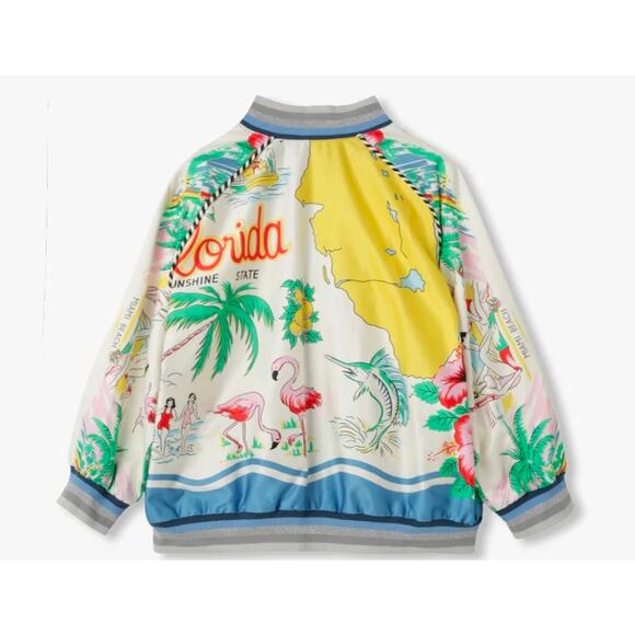 NWT Free People collab Anna Sui Florida Cotton Rainbow Jacket *Rare* . Ret. $578 - Picture 14 of 14